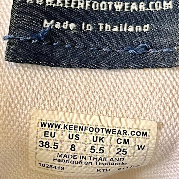 Keen Elsa Lite Canvas Sneakers - Blue Nights - 8 - Picture 11 of 13